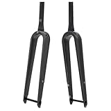Forcella Gravel Fork 700C Carbon Rigid Perno Passante Conico 1-1/2 12X100mm Offset 50mm Pneumatici massimi 45C