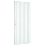 Porta a soffietto 82x210 cm modello extra standard in pvc di colore bianco con chiusura reversibile regolabile sia in altezza che lunghezza