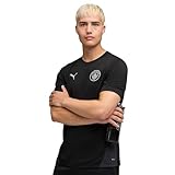 PUMA Manchester City FC Maglia Allenamento Uomo 25/26, Nero (Black x Silver), M