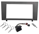 Sound-way Kit Montaggio Adattatore Autoradio, Mascherina 2 DIN Compatibile con Ford Mondeo MK3 (B4Y/B5Y/BWY) 05/2002-2007