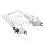 WeiSen Two-Up Tour Pack Pak Mount Portapacchi a sgancio rapido compatibile con Harley Davidson Touring Street Glide/Electra Glide/Road Glide/Road King 2014-2022