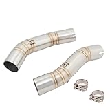 Tubo Di Scarico Tubo di scarico per moto da 51 mm per Yamaha MT-09 FZ-09 FJ09 MT09 TRACER 900 GT 2015-2021. Sistemi Slip-On collegamento anteriore Motociclette Silenziatori