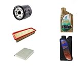 AOQ - KIT TAGLIANDO 3 FILTRI +4 LT OLIO 5W40 compatibile con Lancia Ypsilon (312) 1.2 1.4 GPL Natural Power