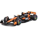 Bburago - Mclaren MCL38 Oscar Piastri #81 2024 - Modellino Realistico Auto in Scala 1:43, Guidata da Oscar Piastri, Licenza Ufficiale MCLaren, Età consigliata 3+ Anni