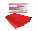 Cera in fogli rossa tipo duro per laboratorio odontotecnico BMS Dental - conf. 450g