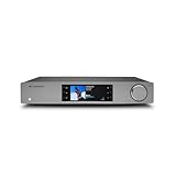 Cambridge Audio CXN100 - Lettore audio di rete WiFi ad alta risoluzione, streamer e preamplificatore con display con Chromecast integrato, Internet Radio e DAC SABRE Reference - Grigio Lunare
