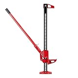 Wiltec Binda Meccanica 48'' Fino a 3000 kg, Altezza di Sollevamento Massima 105 cm, martinetto in Acciaio, cric agricolo Fuoristrada, SUV e ATV