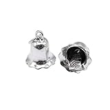 BBDMind 2 ciondoli a forma di campana, in argento Sterling 925, con ciondolo portafortuna cinese, incubo, Argento sterling