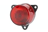 HELLA 2NE 008 221-031 Retronebbia, Alogeno, 24/12V, Montaggio, interno, colore diffusore luce rosso, Spina Spina piatta, Dx/Sx
