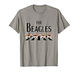 Enjoy The Beagles Squad Cool Funny Dogs Graphic Cool Designs Maglietta