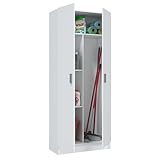Habitdesign FOARM7142O Armadio Multiuso, Bianco, 73 x 37 x 180 cm