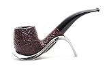 Pipa Savinelli One Starter Kit (601, 6mm) con accessori - Modello Billiard - Finissaggio rusticato in radica