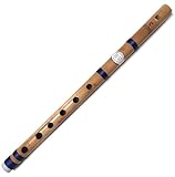 Flauto indiano in bambù per principianti e professionisti, bansuri, scala naturale di Do, 33 cm