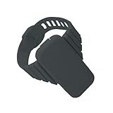 Moneytime - Portafoglio da Spiaggia - Estate, Piscina - Bracciale Portamonete e Banconote - Impermeabile in Santoprene - Porta Oggetti - Unisex e Colorato (Nero)