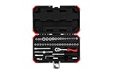 Gedore R49003046 Set Attrezzi , 1/4 "46 pezzi, rosso / nero