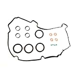 CANTONDZ 1148101 Guarnizione coperchio valvola carburante iniettore Kit guarnizione con rocker copertura guarnizione Compatibile con Ford Fiesta Peugeot Citroen 1.4 Tdci 1148101 2S6Q 6L004 AA