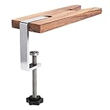 Banco da gioielliere, banco da lavoro per gioiellieri in ferro leggero, scaffale da scrivania senza foratura, gioiellieri con morsetto a spillo, strumento di lavorazione da banco, per lucidare gioiell