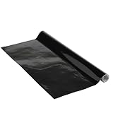 Venilia Pellicola adesiva, Nero opaco, 45cm x 1,5m, Spessore 95μ, Pellicola autoadesiva per mobili o cucina, carta da parati, PVC senza ftalati, Prodotto in UE