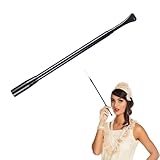 Bocchino per Sigaretta, Bocchino Allungabile per Sigaretta,Portasigarette Allungabile Lungo, Portasigarette Alla Audrey Hepburn, Accessori per Feste e Cosplay, 26,5cm (Nero)