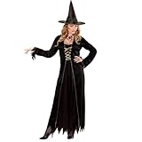 W WIDMANN MILANO Party Fashion - Costume da strega, maga, fiaba, Halloween, carnevale