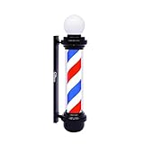 WDZD 80 cm Rosso Bianco Blu Palo Barbiere Barber Pole