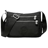 MLPKOI Borsa Donna Tracolla Media, Multitasche in Borsa a Spalla, Borse Tracolla Donna, leggera e Regolabile, Crossbody di Grande Capacità con Multitasche per Lavoro Sportiva Scuola Viaggio