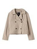 Name it kids Nkfmadelin Trench Coat Short, Savannah Tan, 122 Bambine e Ragazze