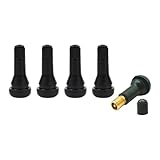 5 pezzi,TR413 Valvole in gomma, valvola per pneumatici per auto,Valvole Cerchio Pneumatici,Universali Valvole in Metallo,Valvola Pneumatici,Colore Nero
