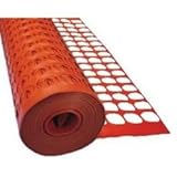 Service Solutions Rete Recinzione da Cantiere in Plastica Arancione - Rotolo Recinzioni 50mt - Varie Altezze Disponibili (H. 120)
