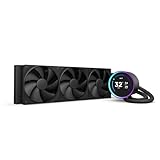 NZXT Kraken Elite 3600 - AIO CPU Liquid Cooler - 360mm Radiator - 3 x F120P Fans - Customizable 2.72" IPS LCD Turbine Pump - Intel® LGA 1700, 1200/115X, 1851 - AMD® AM5, AM4 - Black