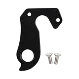 Tidevib Forcellino per deragliatore posteriore in lega di alluminio CNC per BMC SLR01 TE02-TE04, 46 x 32 x 8 mm, nero
