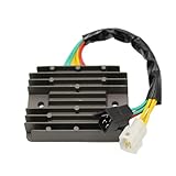 MOXSQFT Regolatore di Tensione Compatibile con Moto-Guzzi per Nevada 750 2012-2013 per California 1100 2006-2012 V7 per Special 750 2012-2014 883878 Raddrizzatore Regolatore Moto