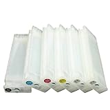 Cartuccia di inchiostro ricaricabile compatibile con Epson F2000 F2100 con chip for stampante SC-F2000 SC-F2100(Matte Black)