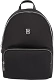 Tommy Hilfiger Donna Zaino Poppy Backpack Medio, Nero (Black), Taglia Unica