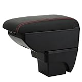 YJYWZH Compatible with SEAT Arona Braccioli Bracciolo Doppio Strato Auto Console Centrale Scatola Portaoggetti Supporto del Braccio Interni Parti e Accessori