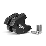 JAYWIS Morsetto Riser Riser Manubrio Moto per H&Onda CRF1100L Africa Twin 1100 Africa Twin 1100 Adventure Sports 2020-2025 Staffa di Sollevamento Kit Compensa Dell'altezza(Nero 1)