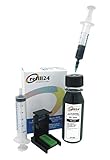refill24 Kit di ricarica compatibile per Cartucce d'inchiostro HP 304, 304 XL, inchiostro Nero, include Clip e accessori