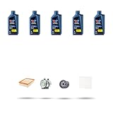 Kit tagliando 4 FILTRI e 5L OLIO compatibile con Renault Scenic II/Grand Scenic 1.5 Dci 78kw Dal 2005