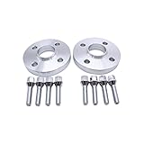 SHLPDFM Set di 2 distanziali da 20 mm, diametro 56,6, 4 x 100 mm, con 8 viti per ruota M12 x 1,5 per Vauxhall CORSA C