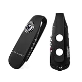 CAMMHD 1080P 64GB Body Cam Full HD Portatile Bodycam con Registrazione One-Touch, Rilevamento del Movimento, 3-7 Ore di Registrazione, Supporto alla Connessione OTG (Supporto Massimo fino a 512GB)