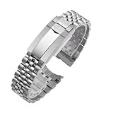 KTRSAVSSA Cinturino Jubilee compatibile con Rolex Sub GMT Yacht Daytona da uomo, cinturino di lusso, accessori di ricambio for mod parts 20 mm(21mm)