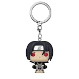 Funko POP! Keychain: Naruto - Itachi Uchiha - (Moonlit) - Mini Figura in Vinile da Collezione Novità Portachiavi - Riempitivi per Calze - Idea Regalo - Merchandising Ufficiale - Anime Fans