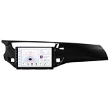 Android 13 auto radio per Citroen C3 DS3 2010-2016 8-core 4G+32G Navi GPS con carpone wireless CarPlay Android Auto Bluetooth DAB WiFi 4G Link Herbin/Front Camera (Black)