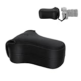 JJC Custodia per Fotocamera Mirrorless per Canon EOS M50 M5 M6 Mark II + EF-M 55-200mm/EF-M 18-150mm Obiettivo, per Fuji Fujifilm X-T30 X-T20 X-T10 X-T100 X-E3 + XF 55-200mm/XC 50-230mm Obiettivo