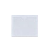 FGF-EU Trasparente Autoadesivo Supporto per il permesso di parcheggio Confezione da 1 biglietto e Nota Adesivo posteriore Proteggi copertura per Auto, Distintivi, Parabrezza