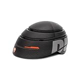 Ducati Casco Foldabile Urban, richiudibile Unisex Adulto, Nero con Dettagli Rossi, Large