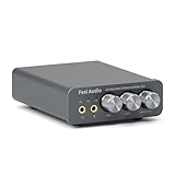 Fosi Audio K5 Pro Amplificatore per Cuffie, DAC USB C con Uscita 3,5 mm/RCA, Ingresso Microfonico/Ottico/Coassiale/USB Type C, Gaming DAC AMP Hi-Res per PS5/PC/MAC