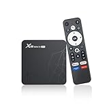 Android TV Box 14.2GB RAM 16GB ROM TV Box 4K HDR10 RK3518 Quad-Core, 100M Ethernet WiFi 6/Bluetooth 5.2, controllo vocale in spagnolo Box TV Android