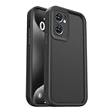 PanXCase Cover per Oppo Find X5 Lite/Reno 7 - Custodia Silicone Sottile Elegant Disegni Morbida Leggera, Protezione Fotocamera Antiurto Antigraffio Case (Nero)
