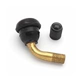 FEREOWNQ Moto Scooter Ciclomotore Moto Bici elettrica E-Scooter Ruota TUBELESS Stelo della valvola del Pneumatico Piegato(S)